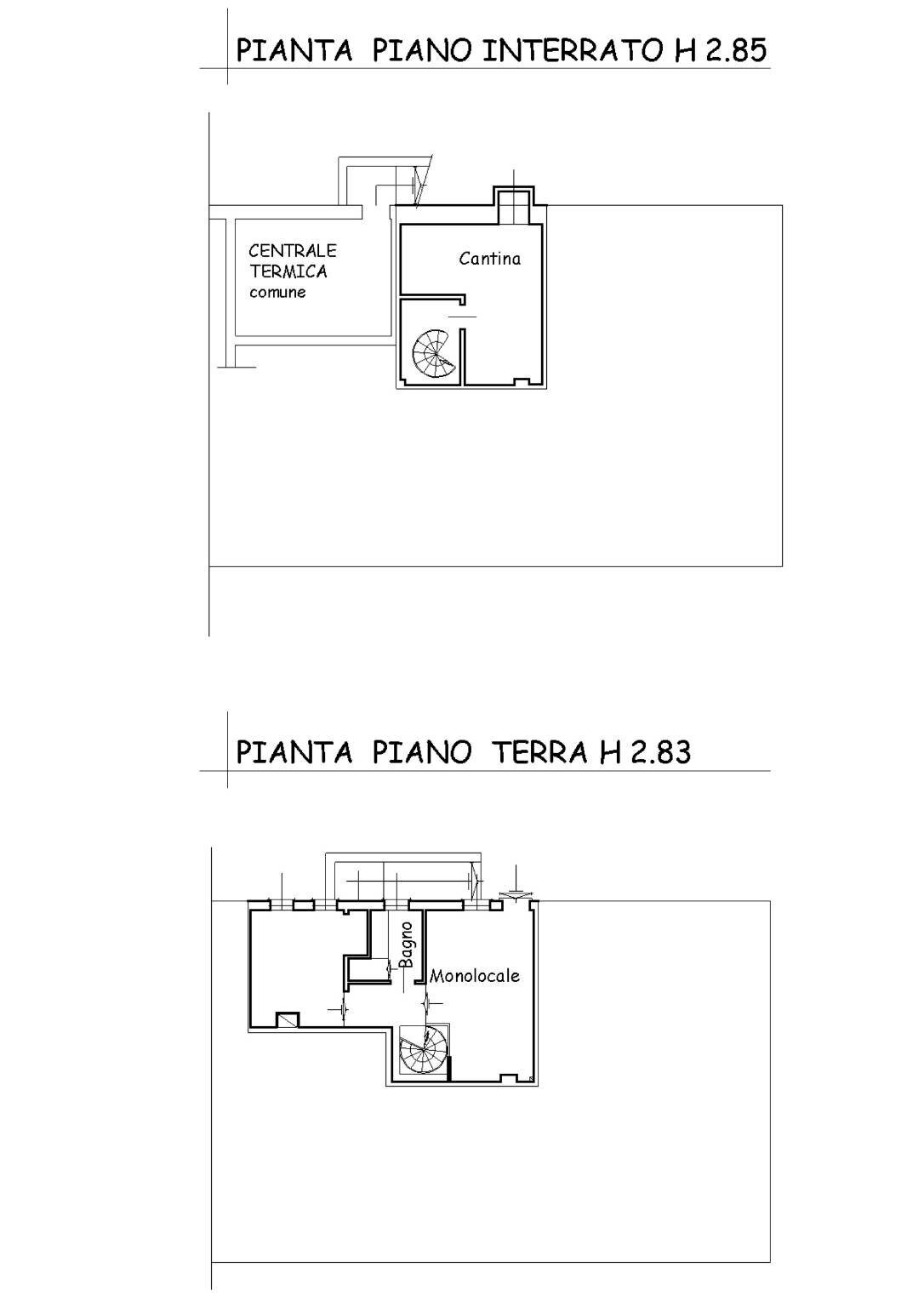 Bilocale via Giovanni Fattori, Bologna - planimetria 1