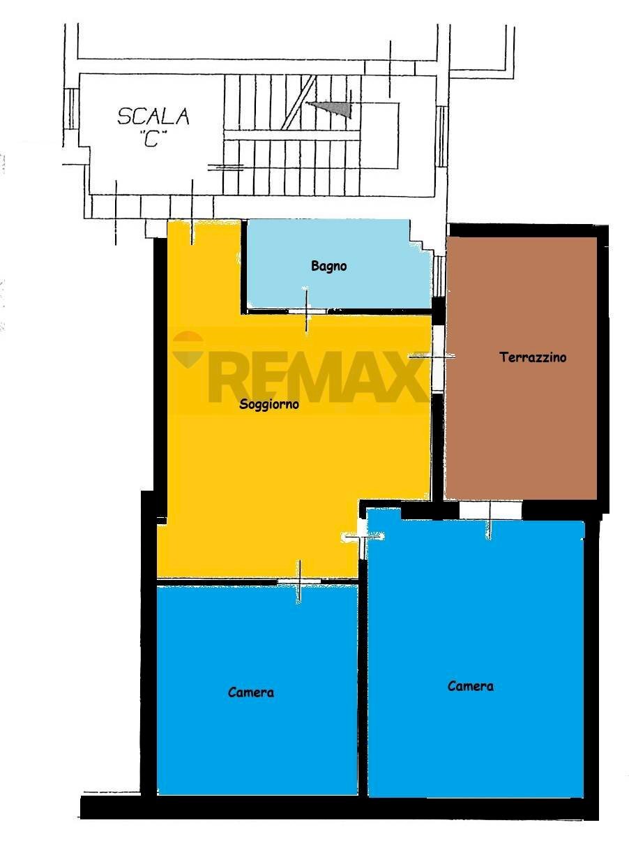 Pianta 2D - Bilocale via Vicniale Masseria Vecchia
 
108.58, Giugliano in Campania - planimetria 1