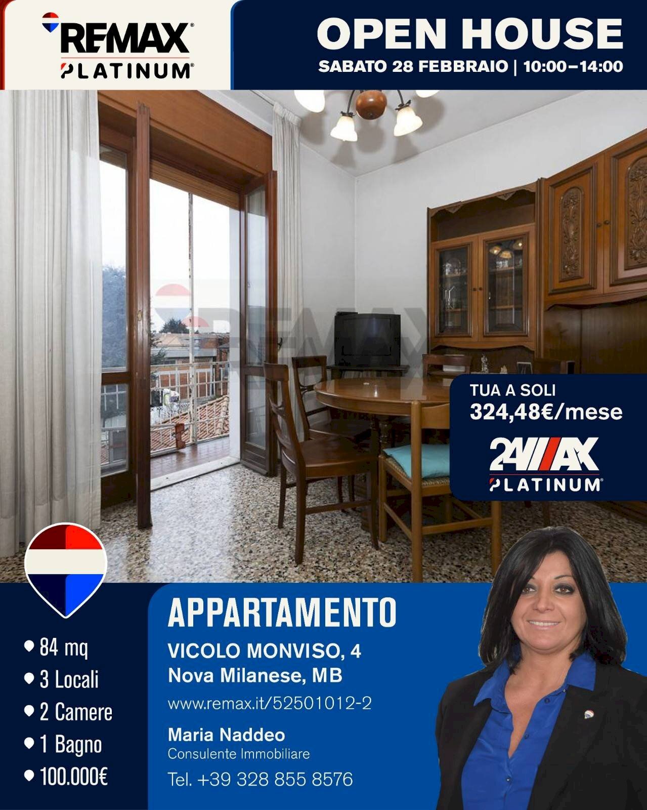 Sala da pranzo - Trilocale VICOLO MONVISO
 
4, Nova Milanese - foto 1