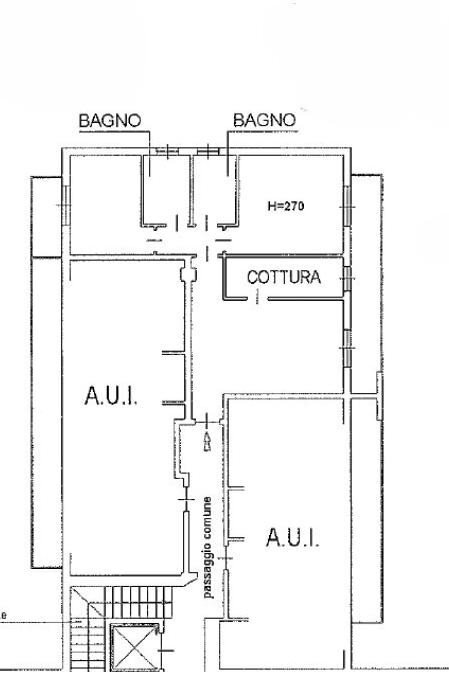 Trilocale via Colli Renato, 26a, Azzate - planimetria 1