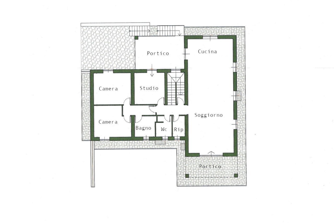 Villa strada Della Poggetta, Castiglione in Teverina - planimetria 1