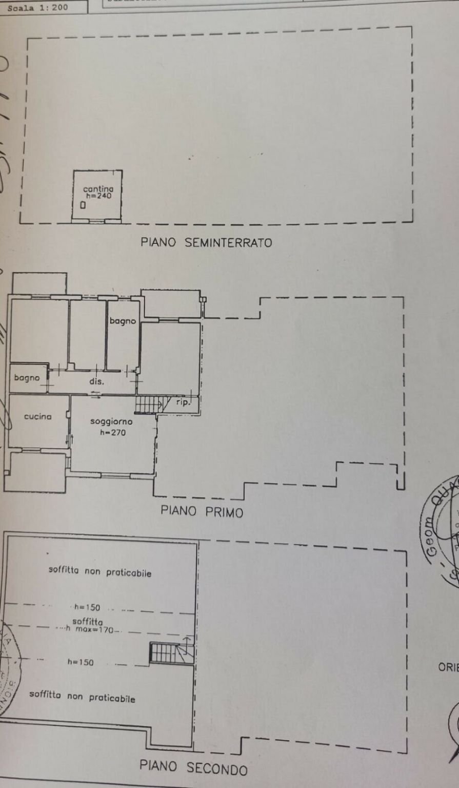 Apartment via Pietro Nenni, 39, Montecarotto - floor plans 1