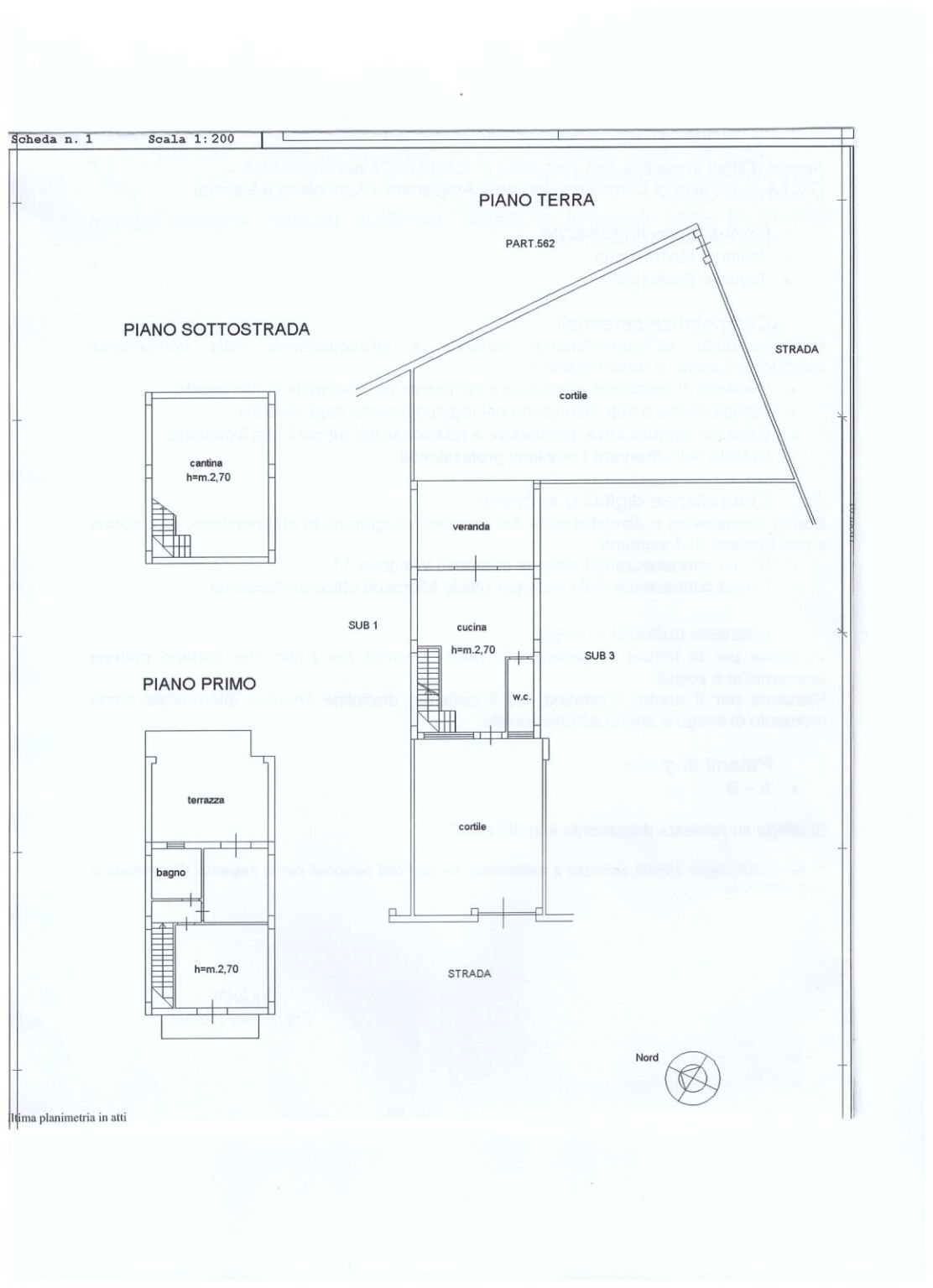 Terraced Villa via Giuseppe Di Mario, Furnari - floor plans 1