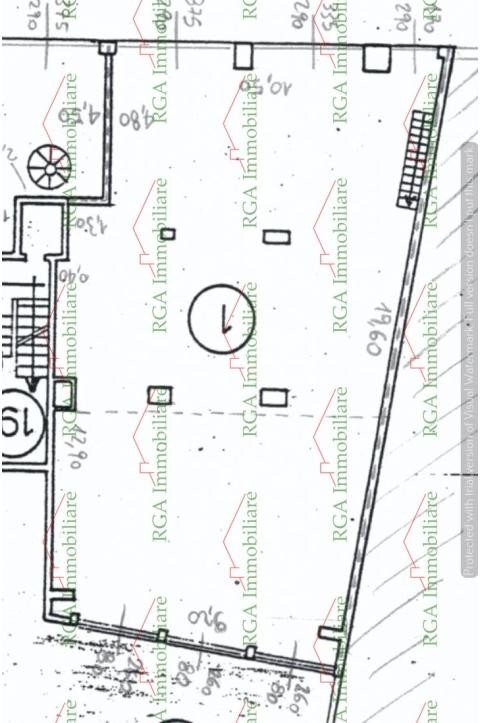 Negozio via Alessandro Noli, Bergamo - planimetria 1
