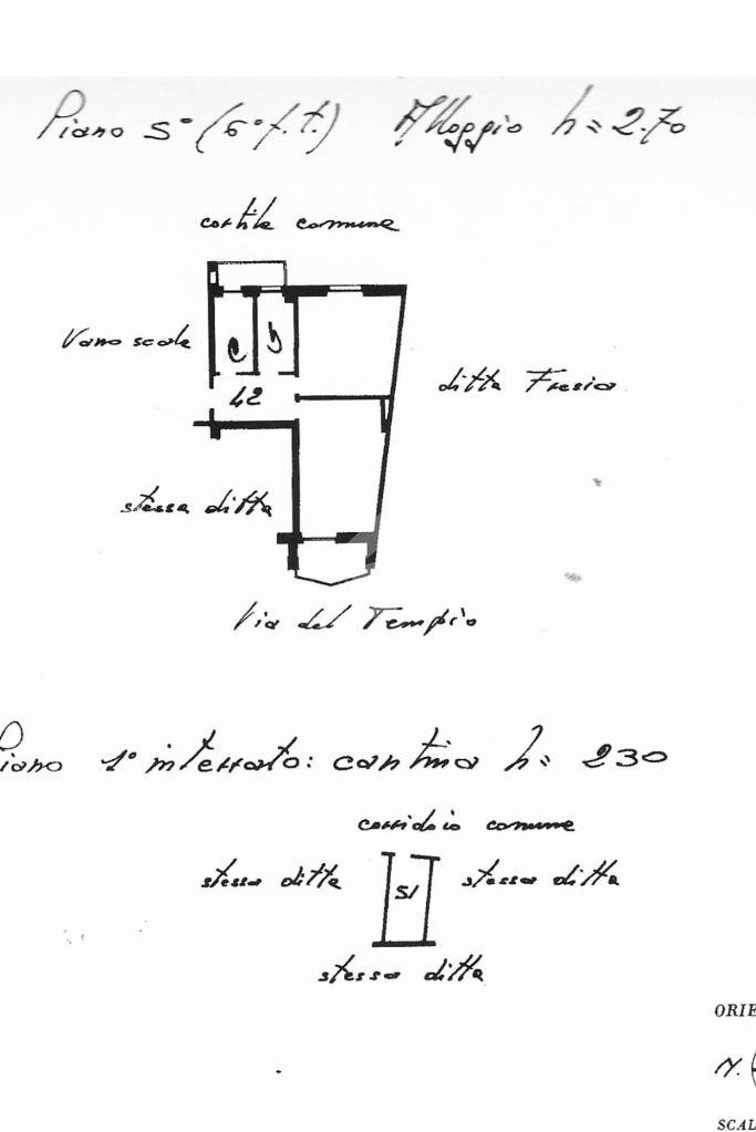 Bilocale Via Trottechien, Aosta - planimetria 1