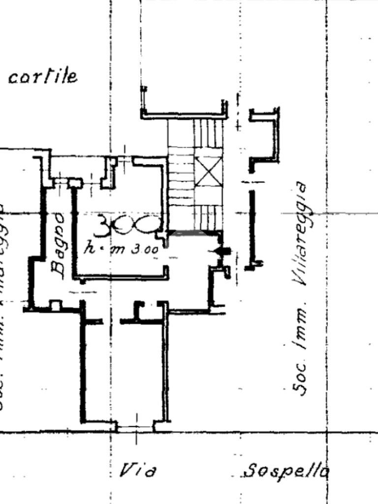 Bilocale Via mosca, Torino (zona Borgo Vittoria) - planimetria 1