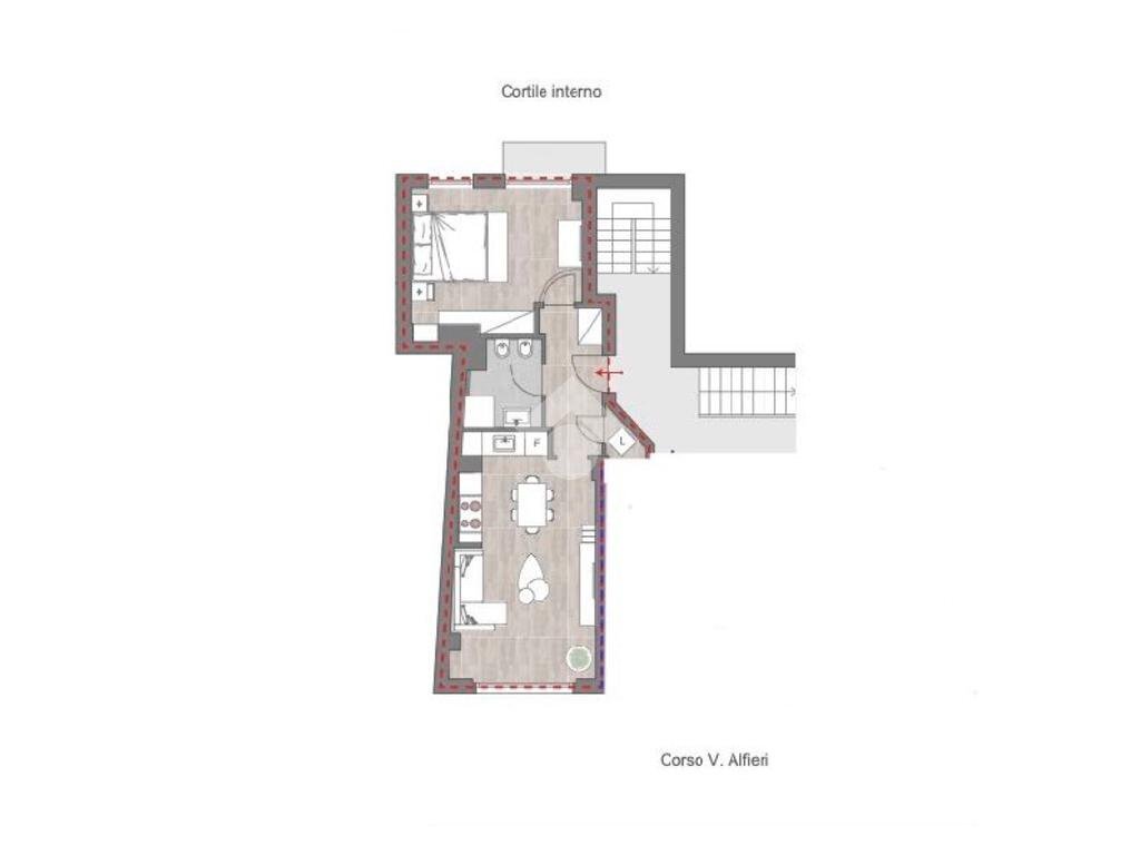 Bilocale Corso Alfieri, Asti - foto 2