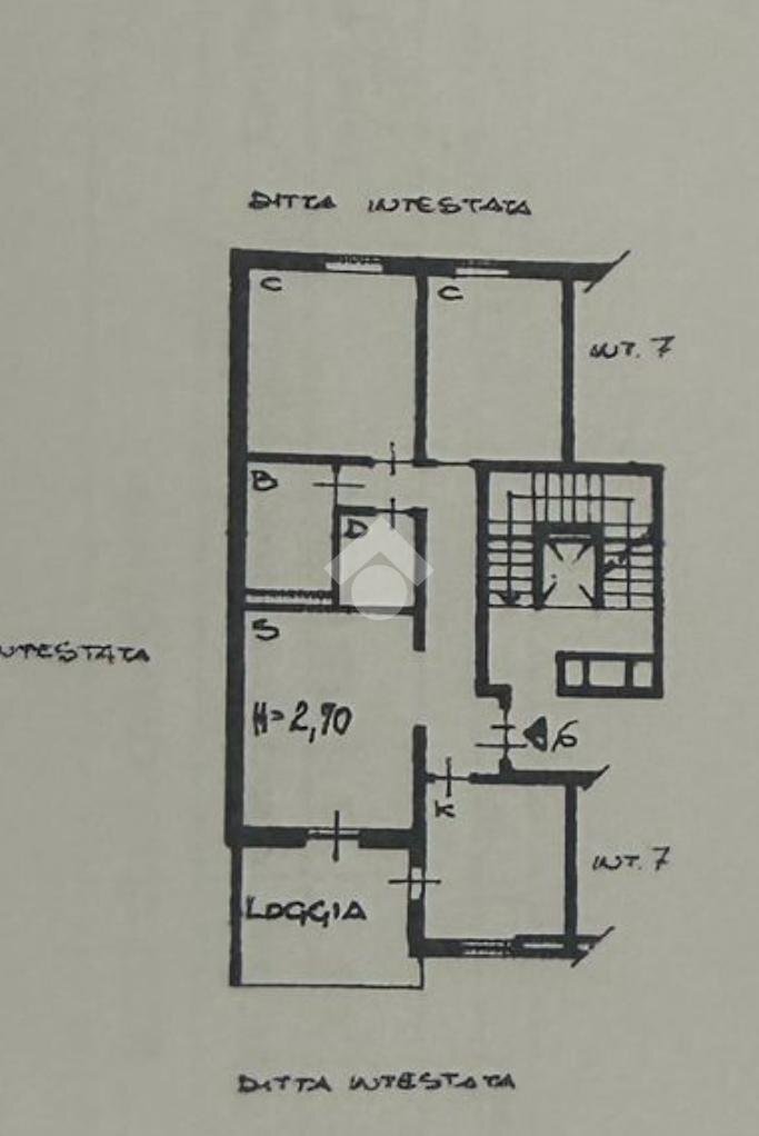 Quadrilocale Via Pietra Ligure, Genova (zona Voltri) - planimetria 1
