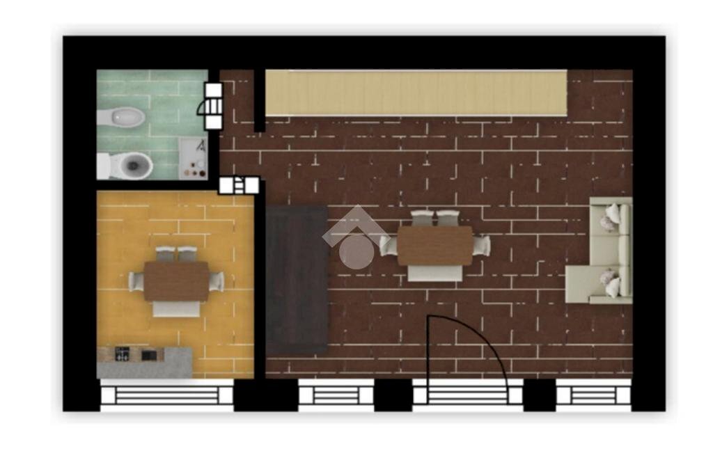 Three-room apartment Corte Sant' Antonio, Corbetta - floor plans 1