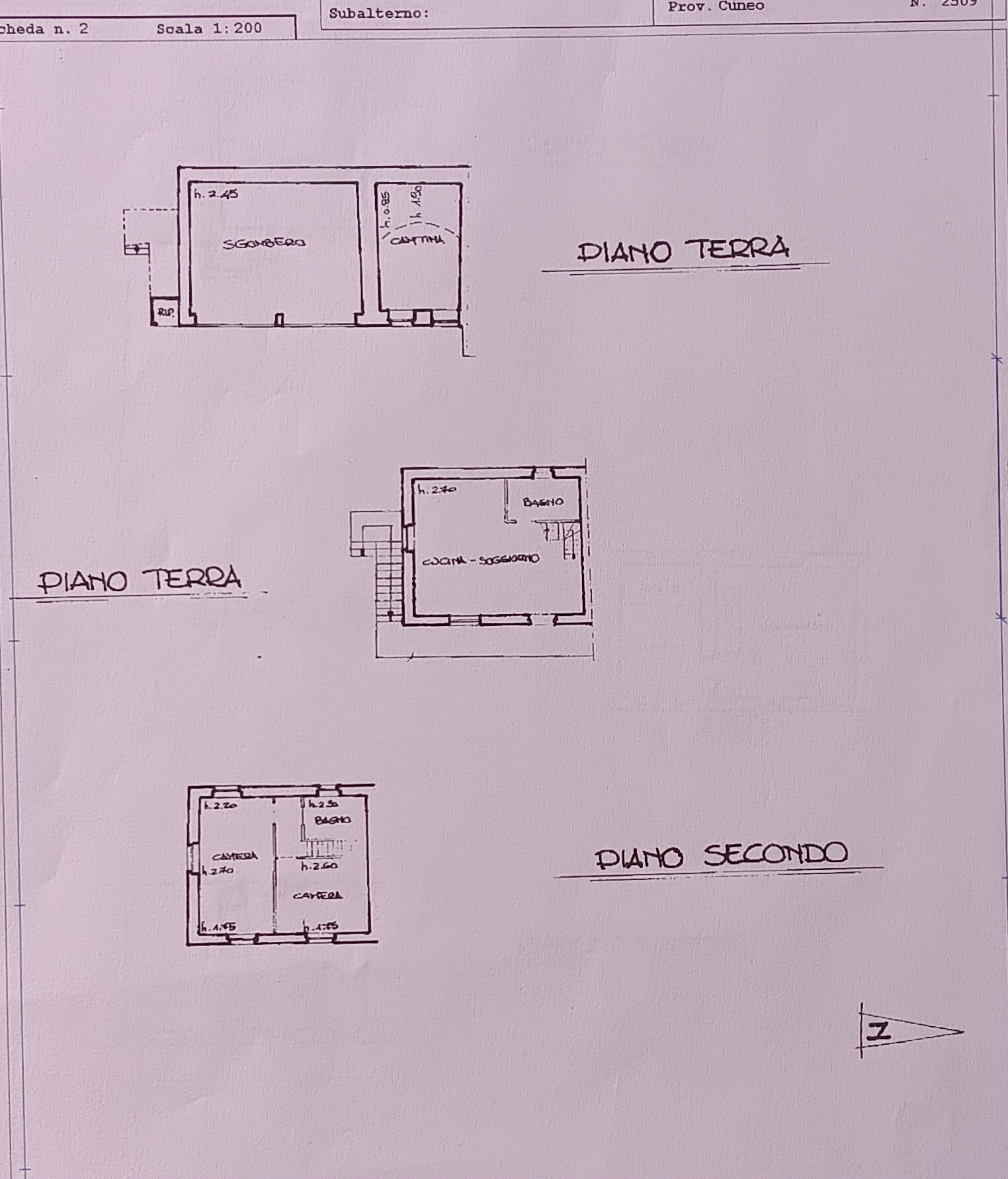 Casa indipendente via borgata ostana, Martiniana Po - planimetria 1