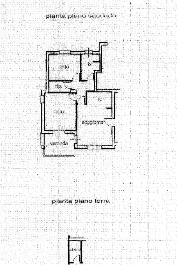 Three-room apartment Via 25 Aprile, Sala Bolognese - floor plans 1