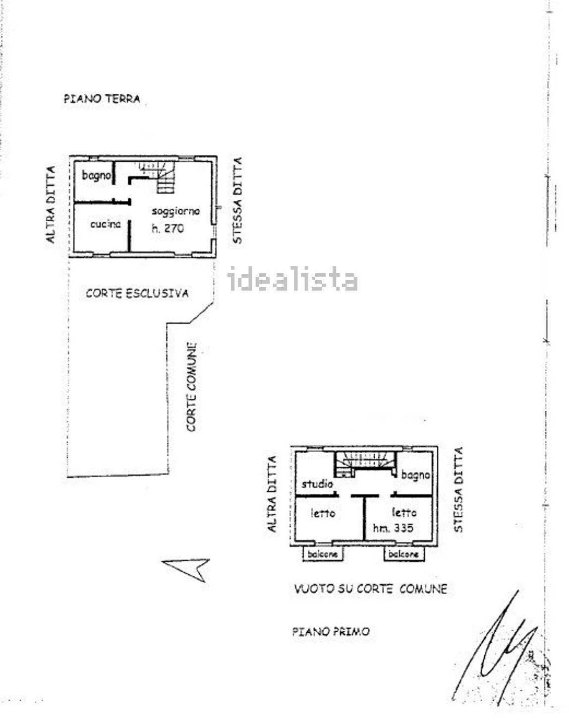 Foto 31 - Casa indipendente Castellazzo Bormida - planimetria 1