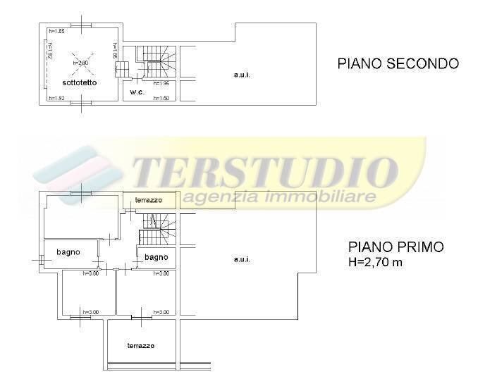 Foto 24 - Villa via montecucco
 
snc, Villa d'Adda - floor plans 1
