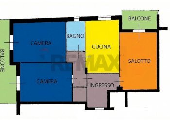 Pianta 2D - Quadrilocale via Principe di Piemonte
 
18, Casoria - foto 9