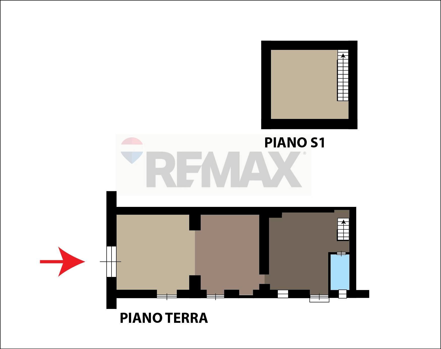 Pianta 2D - Locale Commerciale via Antonio Locatelli
 
76/78, Casavatore - planimetria 1