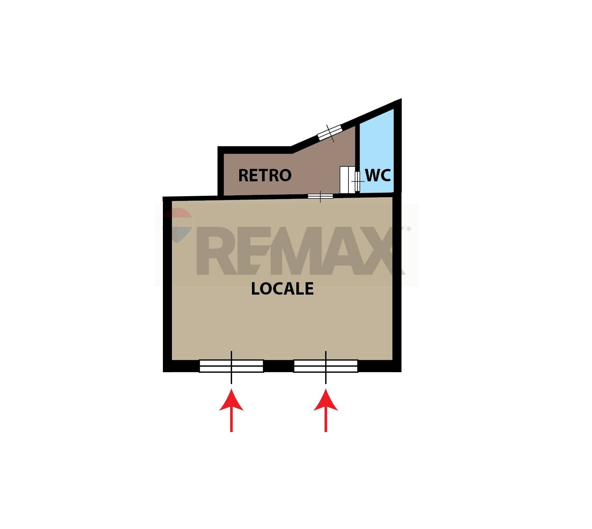 Pianta 2D - Shop via Cupa Fosso Del Lupo
 
146, Napoli - floor plans 1