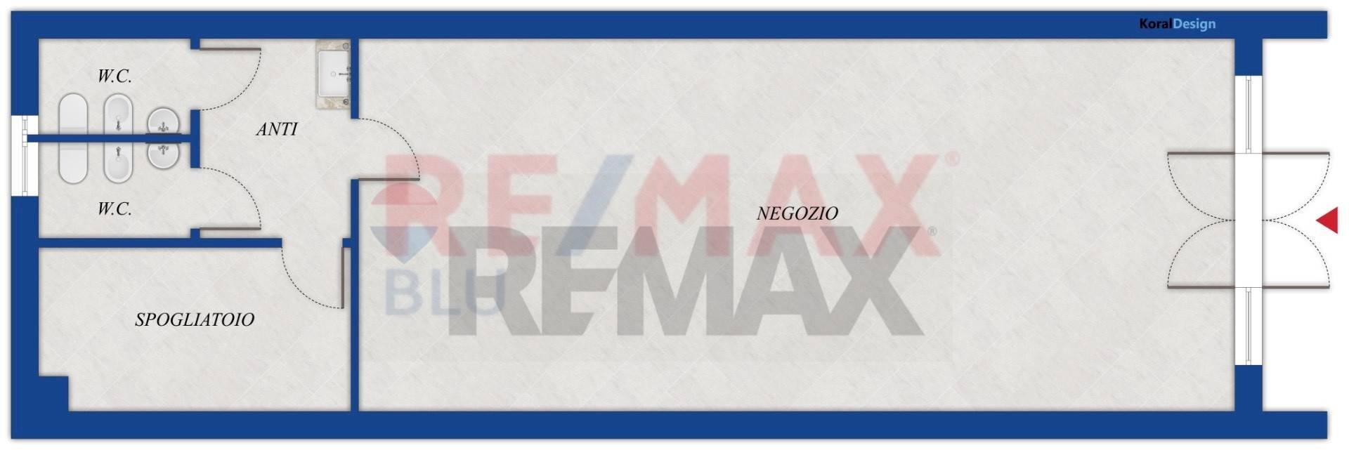 Pianta 2D - Locale Commerciale Via Flaminia
 
8, Rignano Flaminio - planimetria 1