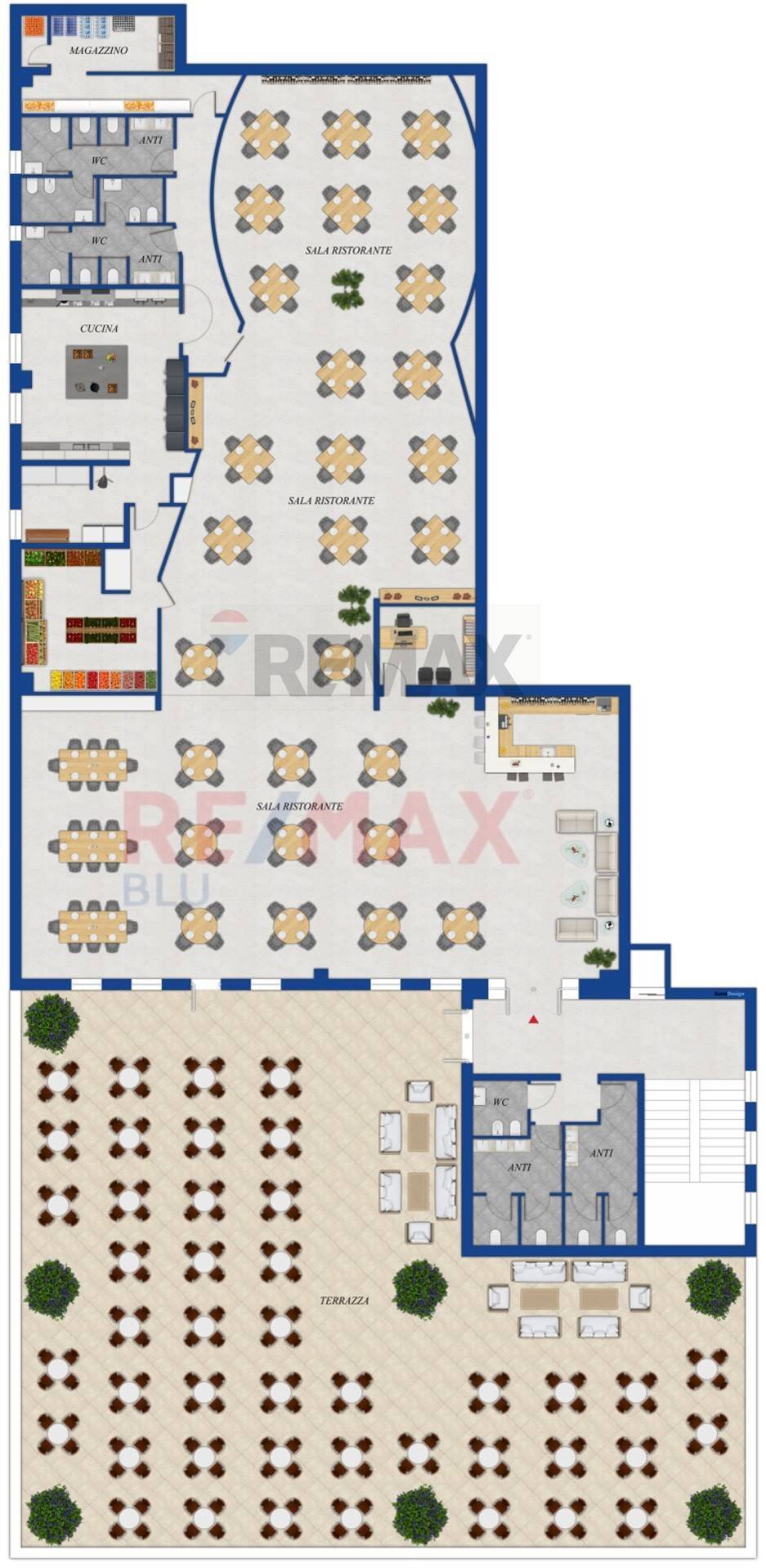 Pianta 2D - Locale Commerciale Via Flaminia
 
8, Rignano Flaminio - planimetria 1