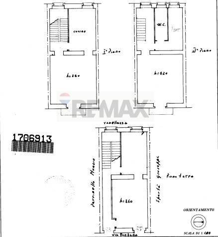 Pianta 2D - Casa indipendente via fontana
 
33, Randazzo - planimetria 1
