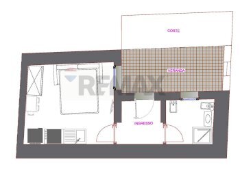 Pianta 2D - Monolocale Pietro Novelli
 
117, Catania - foto 12
