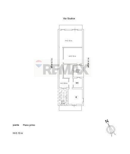 Pianta 2D - Appartamento Via piano del conte
 
16, Mascalucia - planimetria 1