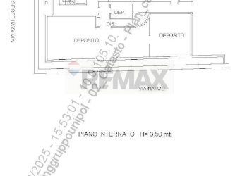 Pianta 2D - Attività Commerciale Via XXVII Luglio
 
38, Messina - foto 2