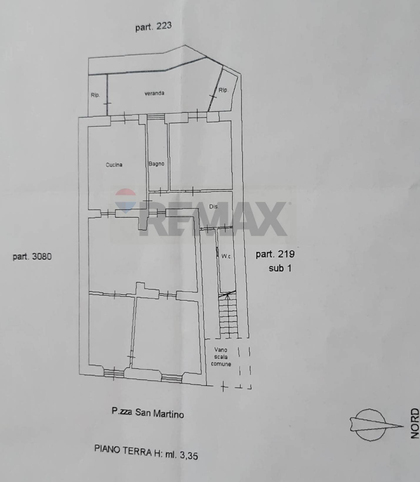 Pianta 2D - Semi-detached house Piazzale San Martino
 
29/30, Randazzo - floor plans 1