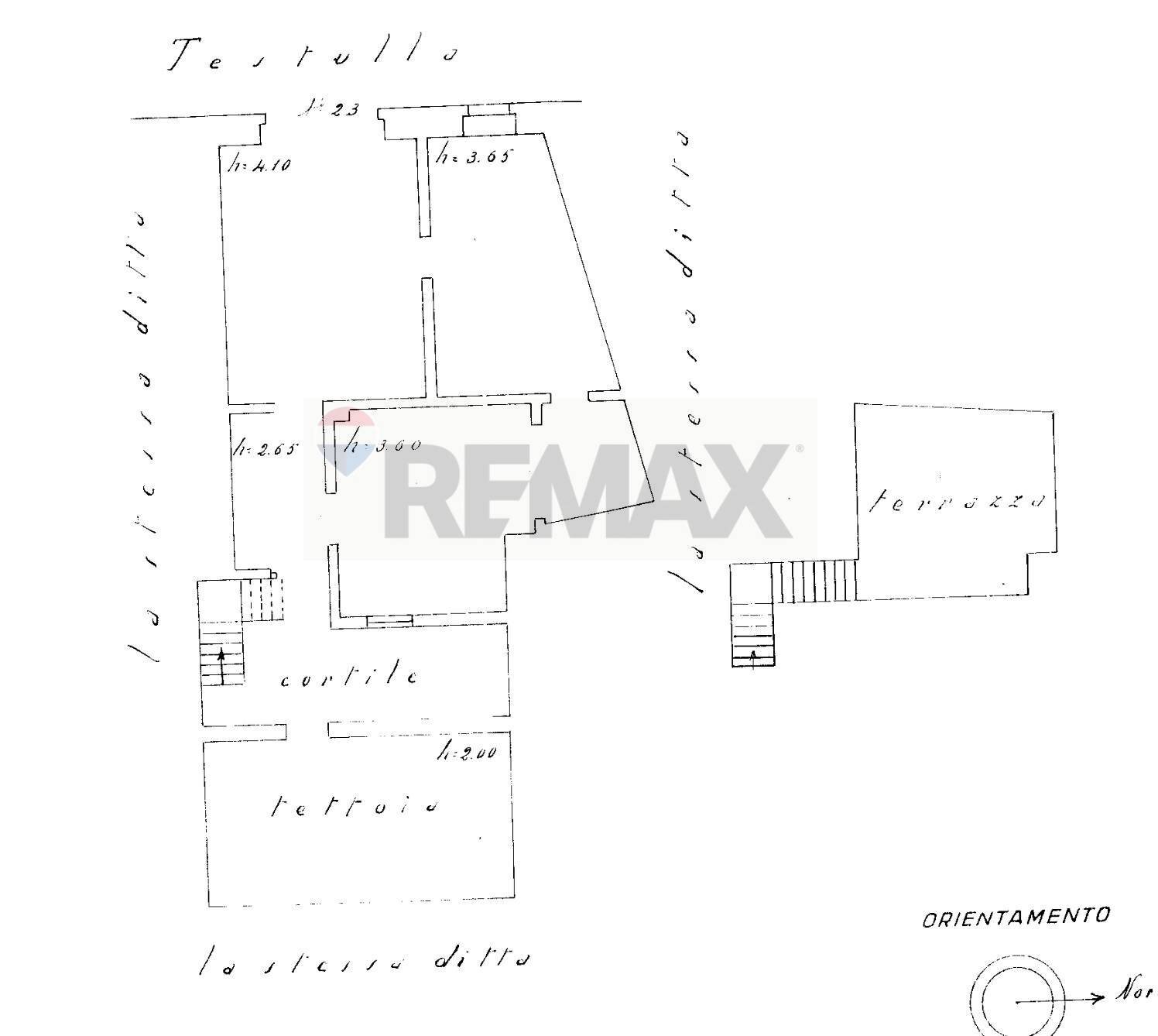 Pianta 2D - Casa indipendente Via Testulla, Catania - planimetria 1