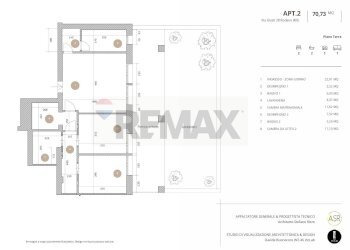 Pianta 2D - Trilocale via Giuseppe Giusti
 
28, Rodano - foto 3