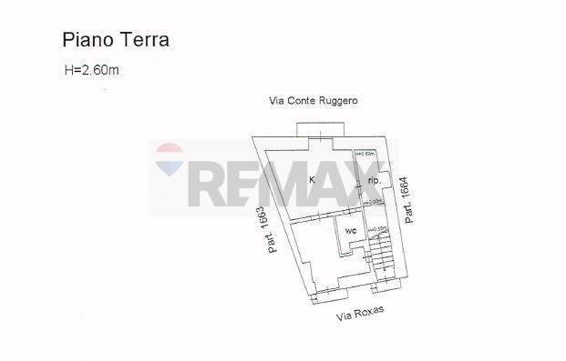 Pianta 2D - Independent house Via Roxas
 
4, Calascibetta - floor plans 1