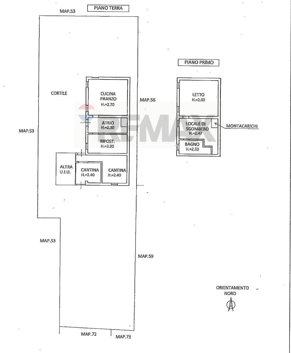 Pianta 2D - Rustico Via Argine Oglio
 
34, Viadana - planimetria 1