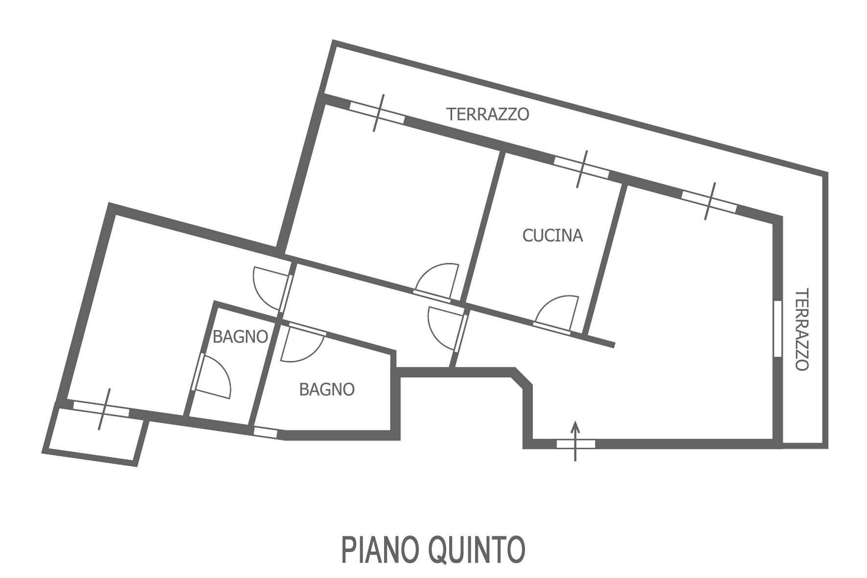 Foto 27 - Trilocale Via Giuseppe Mazzini
 
31, Pesaro - planimetria 1