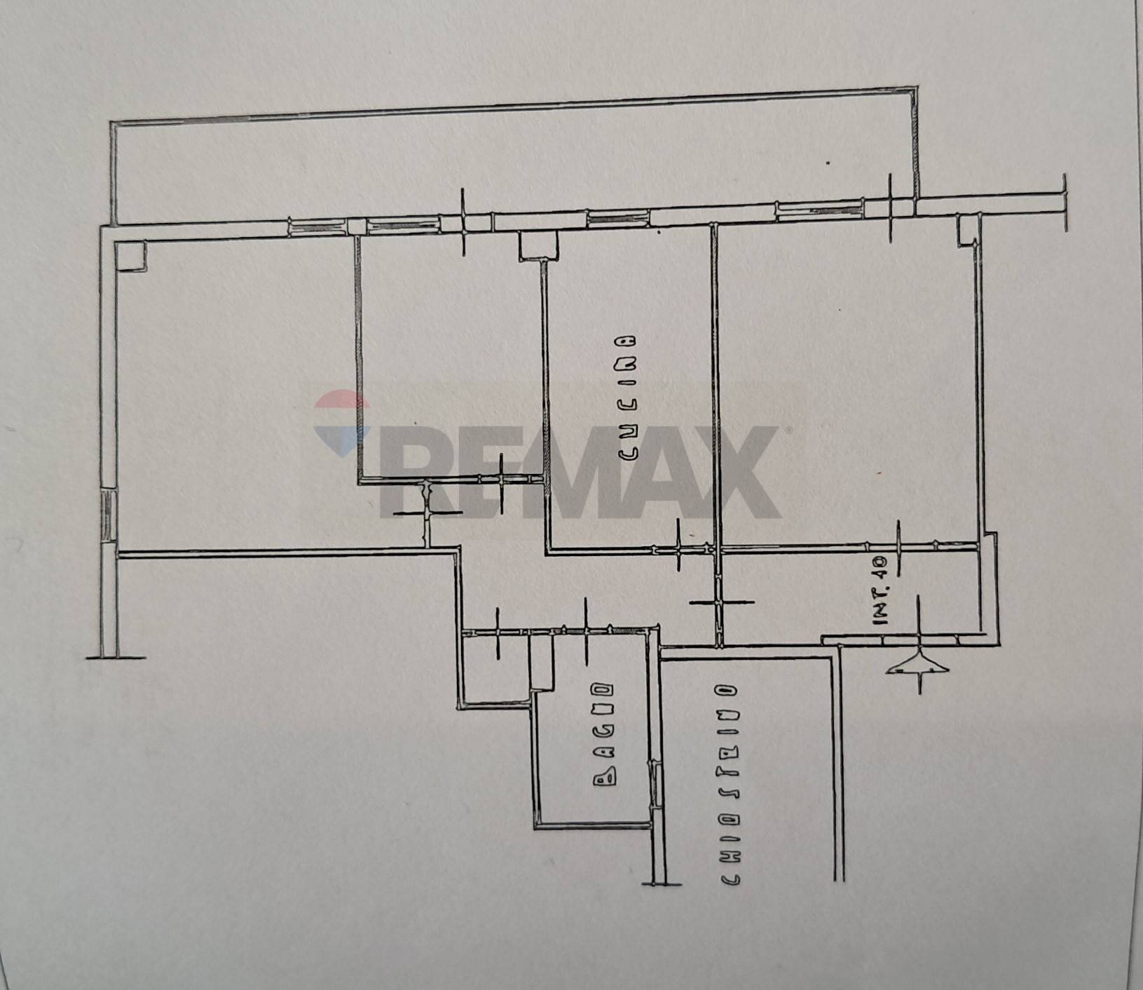 Pianta 2D - Three-room apartment via Palermo, Ladispoli - floor plans 1