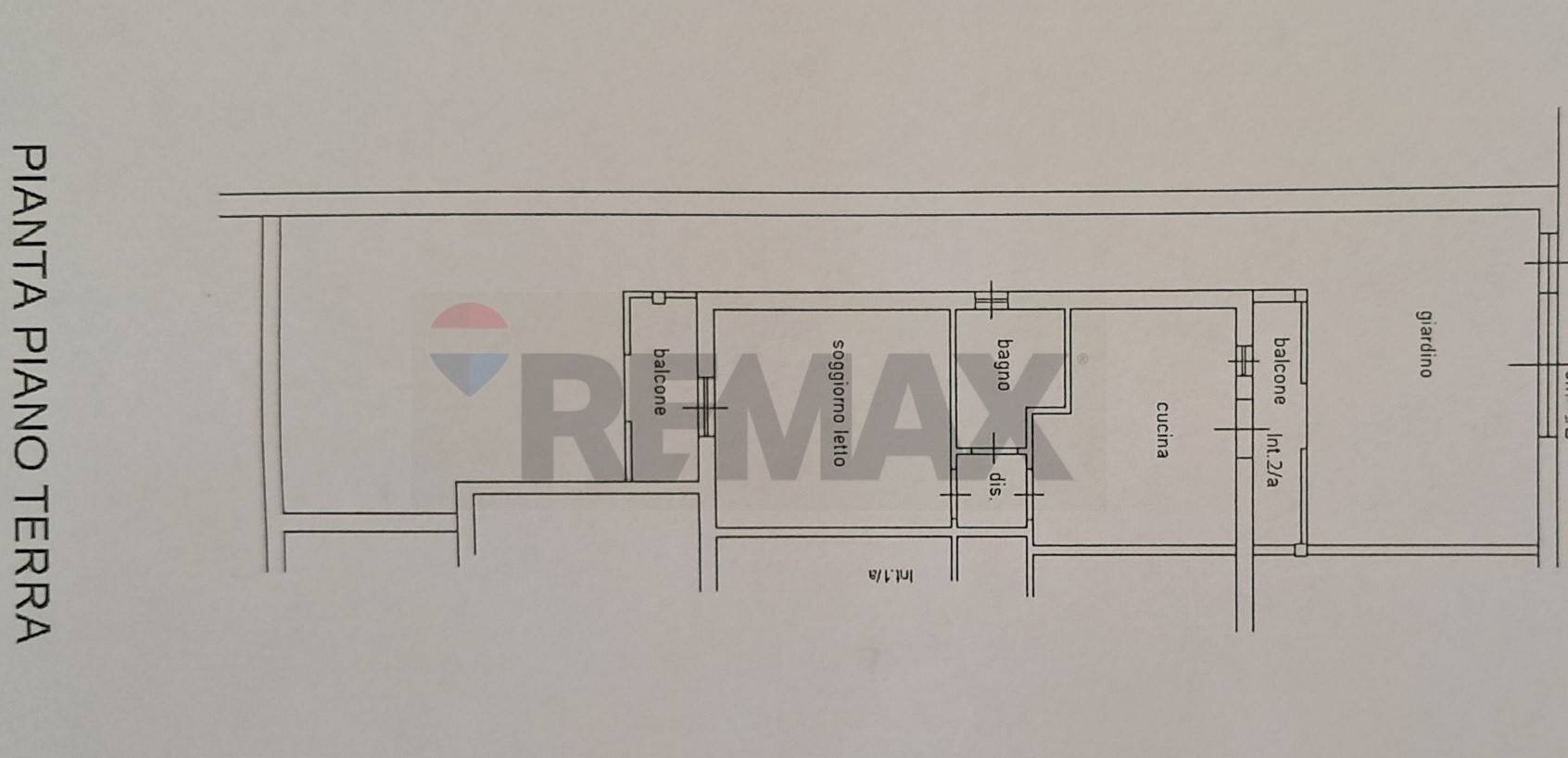 Pianta 2D - Bilocale Via Duca degli Abruzzi, Ladispoli - planimetria 1