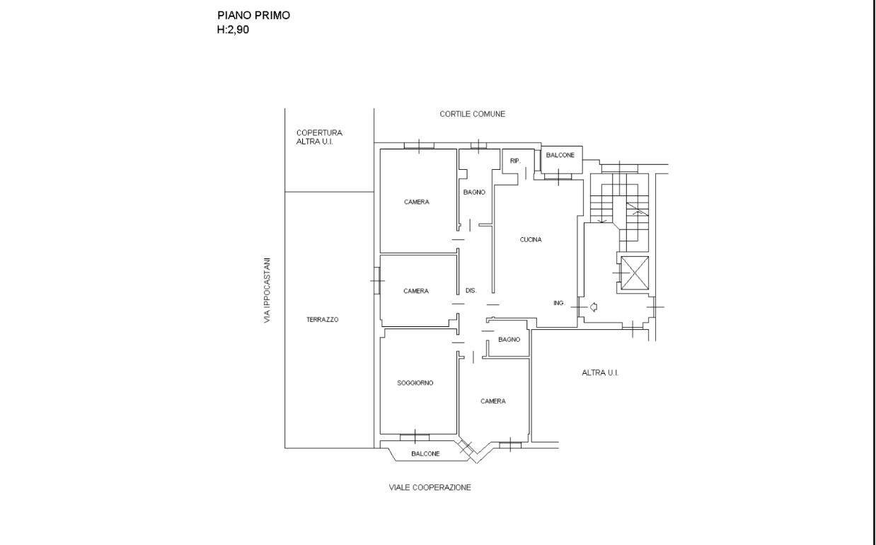 Foto 39 - Quadrilocale Via degli Olmi
 
1, Cusano Milanino - planimetria 1