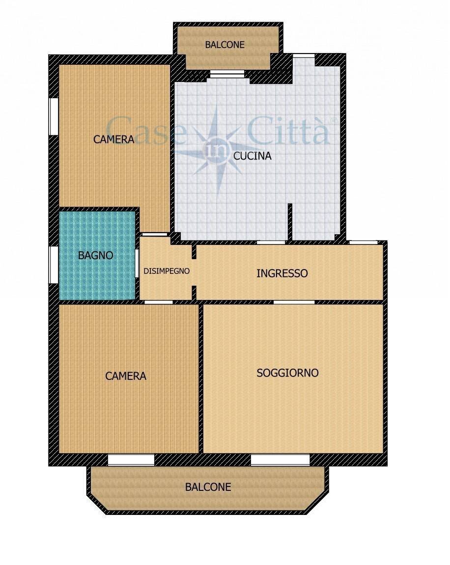 Foto 29 - Three-room apartment Jhon Fitzgerald Kennedy
 
4, Senago - floor plans 1