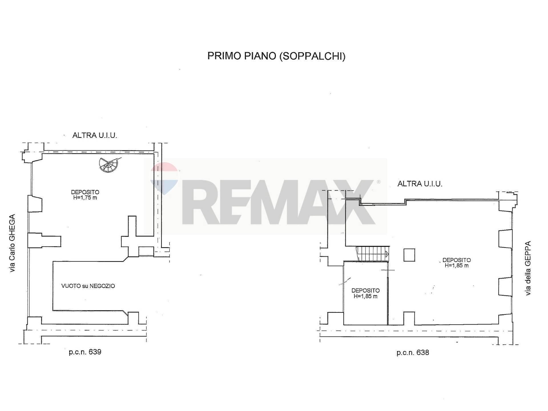 Pianta 2D - Shop Trieste - floor plans 1