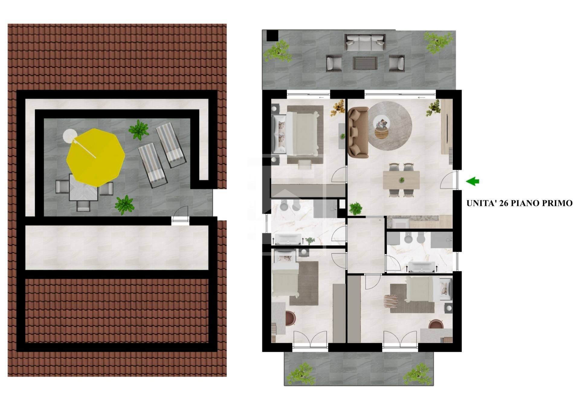Foto 24 - Four-room apartment VIA FORTE FENILAZZO
 
4, Peschiera del Garda - floor plans 1
