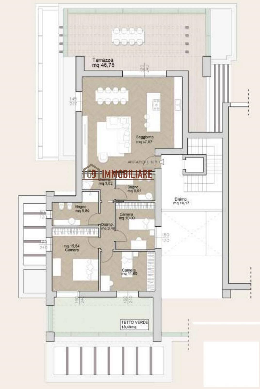 Foto 27 - Attic BARILE
 
5, Montebelluna - floor plans 1