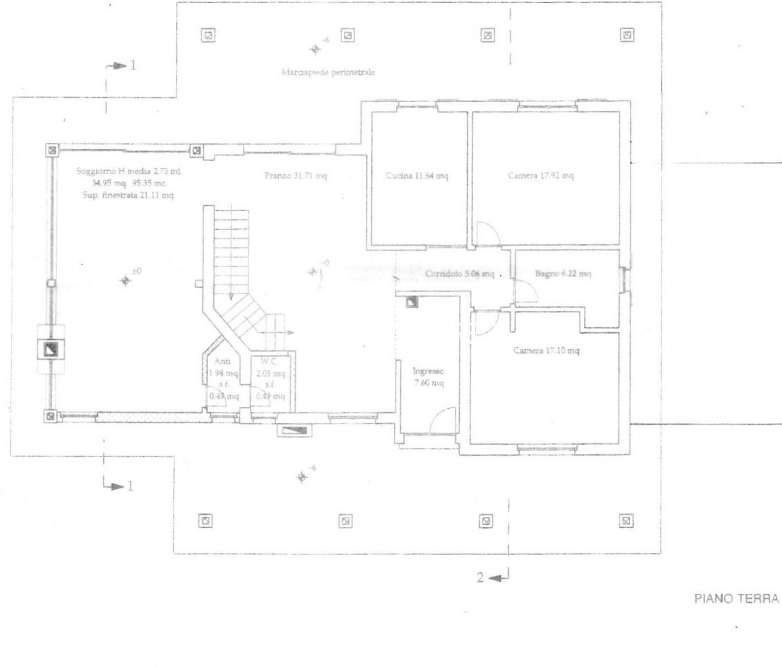 Foto 46 - Villa VIA 18 GIUGNO
 
48, Montebelluna - floor plans 1