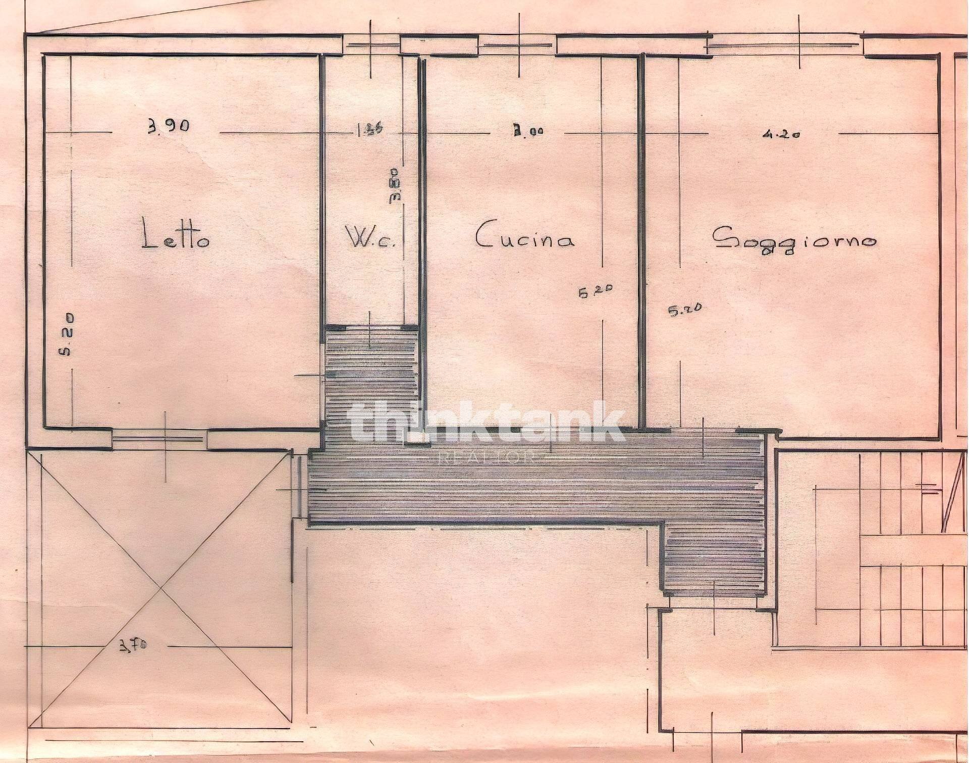 Foto 17 - Trilocale Lungomare pietre nere, Pozzallo - planimetria 1