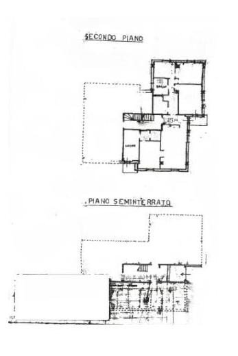Quadrilocale corso Roma, Monleale - planimetria 1