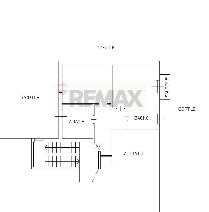 Pianta 2D - Bilocale Via ezio vanoni
 
2, Trezzo sull'Adda - planimetria 1