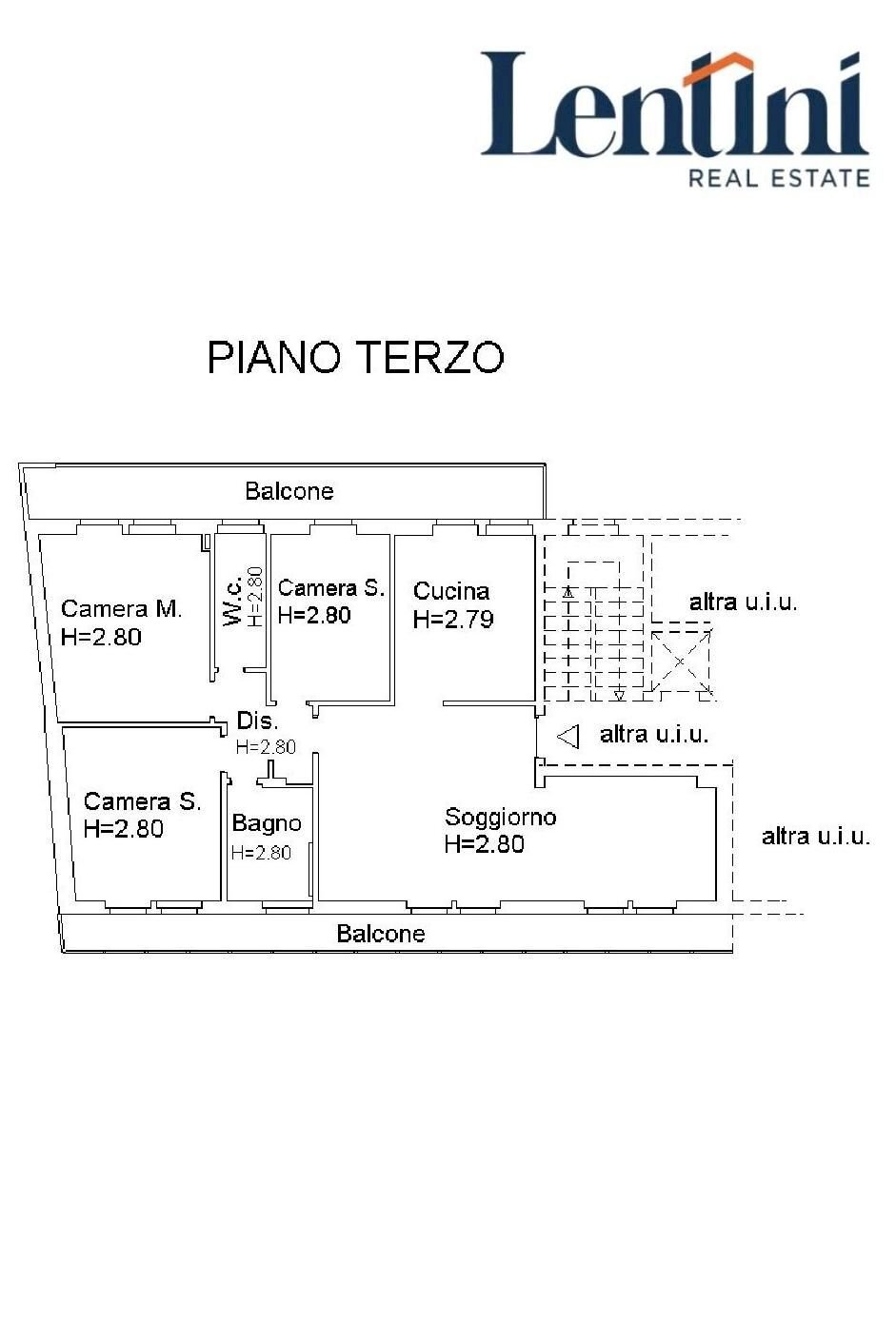 Appartamento via Cristoforo Moretti, 5, Casale Monferrato - planimetria 1