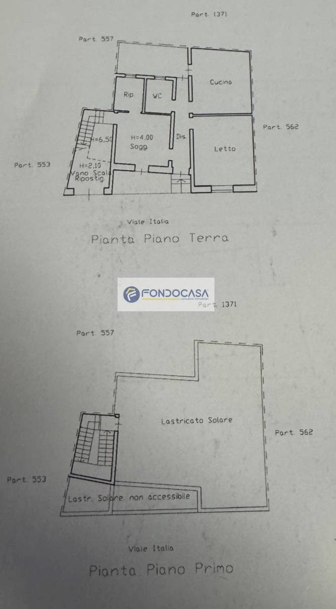 Foto 31 - Independent house Viale Italia
 
135-137, Zollino - floor plans 1