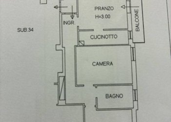 Planimetria - Quadrilocale via Friuli Venezia Giulia, 4, Bologna (zona Mazzini) - foto 29
