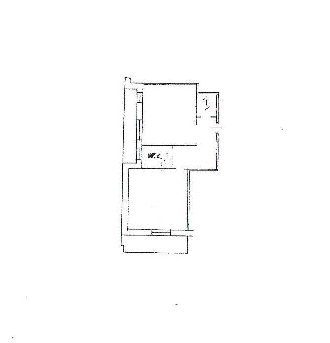 Two-room apartment via Luigi Rizzo, Genova (neighborhood Pegli) - floor plans 1