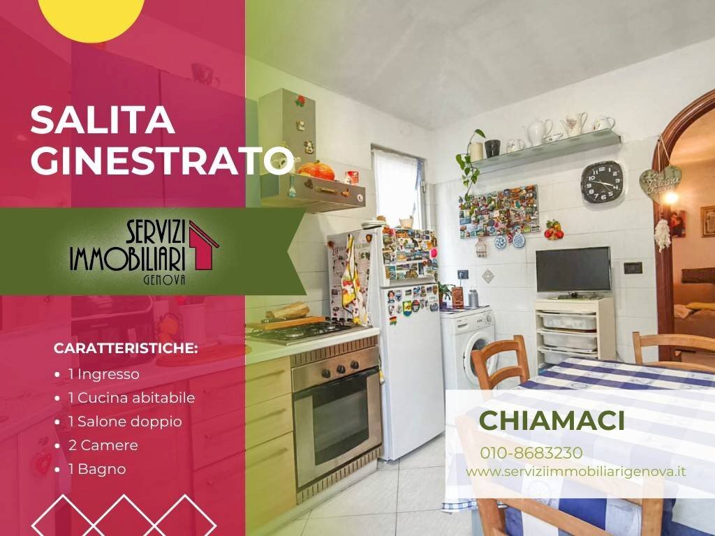 Cucina - Three-room apartment salita Ginestrato, Genova (neighborhood Marassi) - photo 1