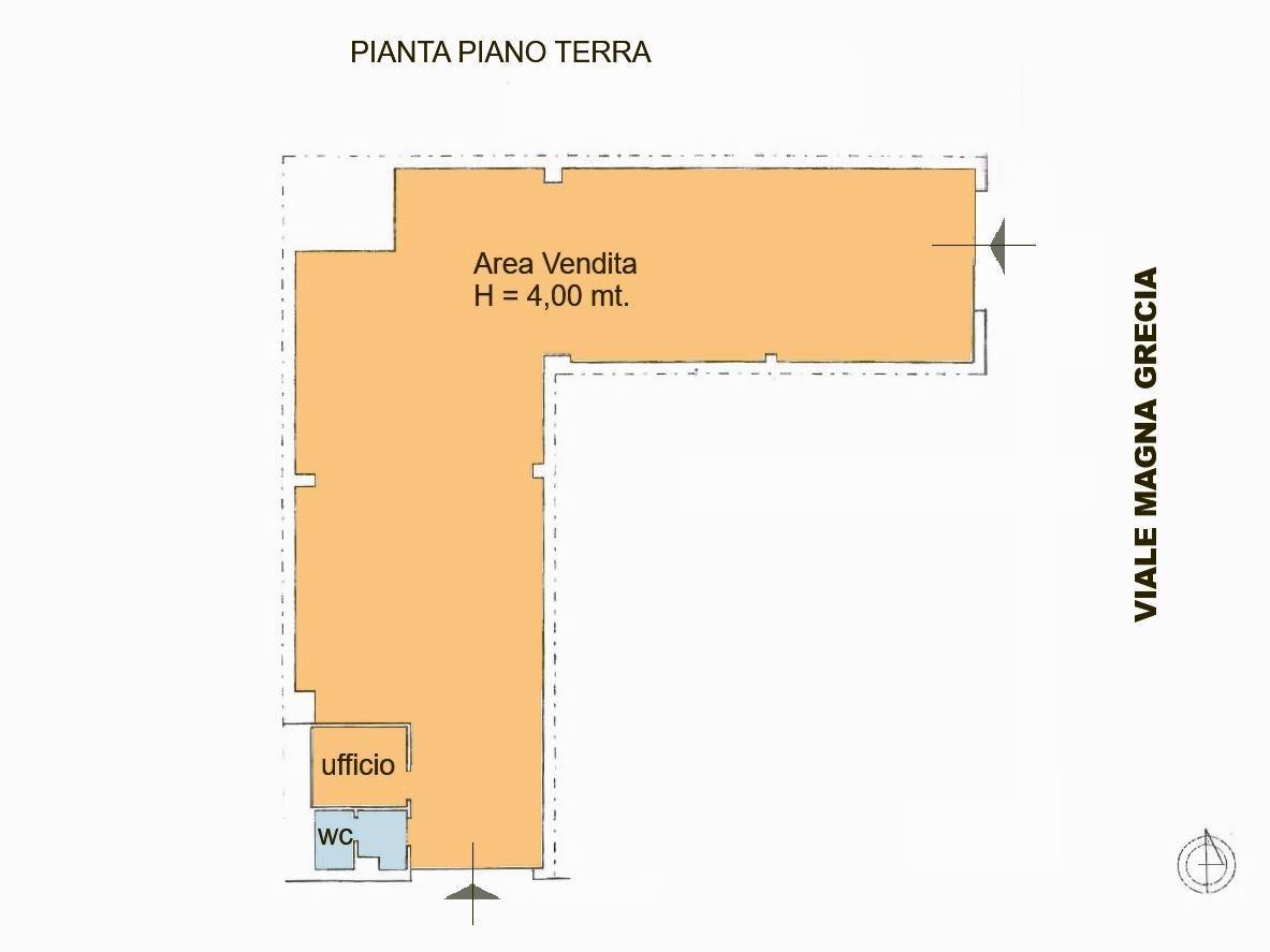 Foto 13 - Shop Viale Magna Grecia
 
298, Catanzaro - floor plans 1