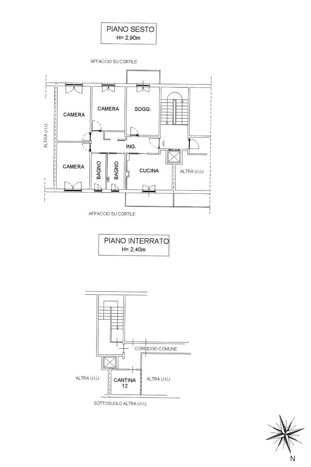 Appartamento via Giuseppe Di Vittorio, 37/2, Venaria Reale - planimetria 1
